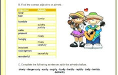 Find The Adverb Worksheets Worksheet 7th Grade Pdf Identifying Adverbs