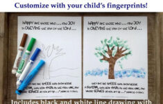 Fingerprint Art Craft For Kids Psalm 1 Bible Lesson Etsy In 2020