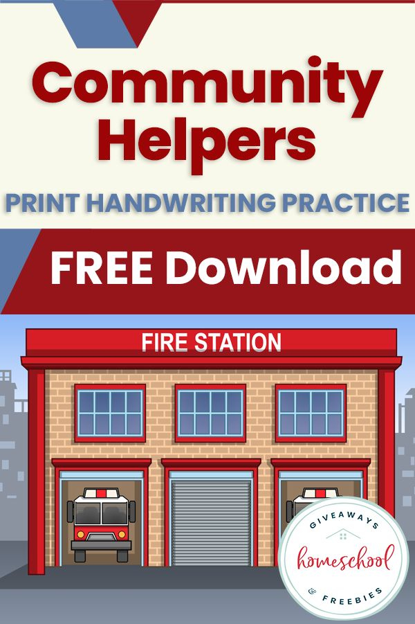 FREE Community Helpers Handwriting Practice Handwriting Practice 