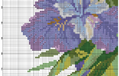 Free Cross Stitch Pattern Irises DIY 100 Ideas