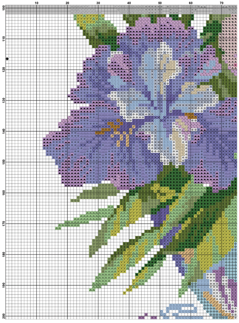 free-cross-stitch-pattern-irises-diy-100-ideas-handwriting-worksheets