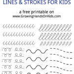 FREE Cursive Pre Writing Printable Cursive Worksheets Learning