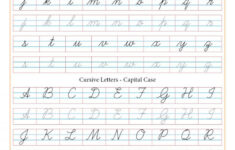 Free Cursive Writing Worksheets SuryasCursive