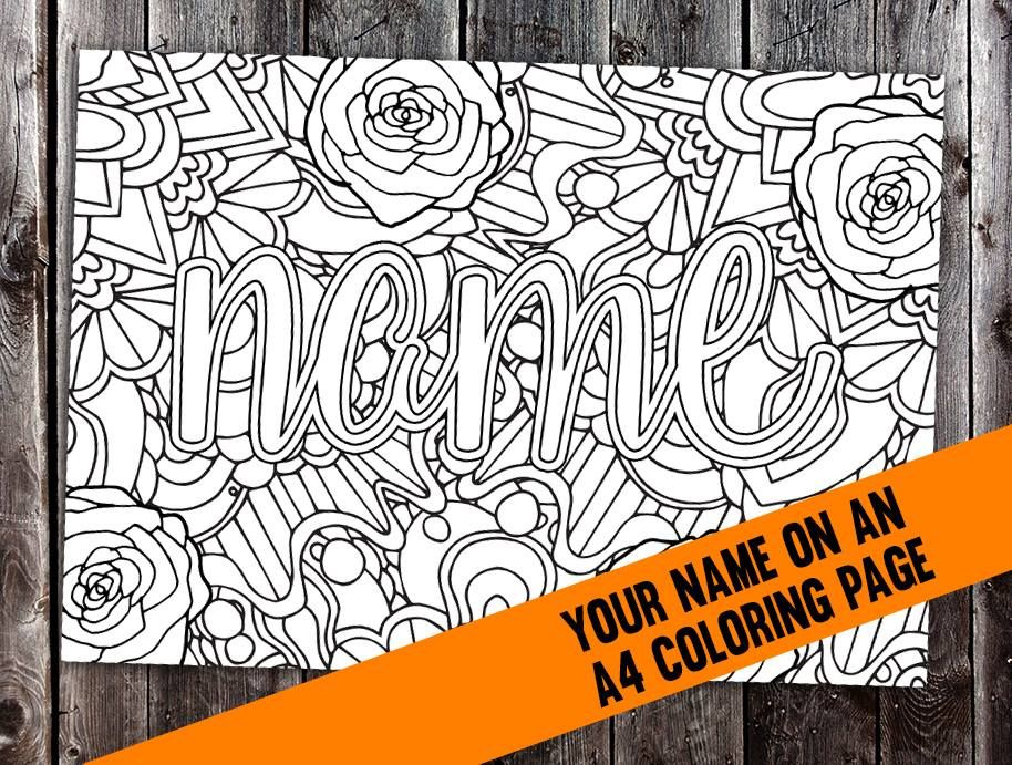 Free Customized Name Coloring Page Name Coloring Pages Crayola 