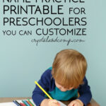 FREE Learn Your Name Printables Free Homeschool Deals