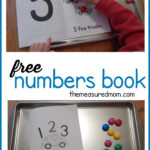 Free Numbers Book For Kids Ages 2 5 The Measured Mom