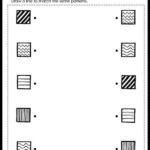 Free Patterns Matching Worksheet For Pre K Or Kindergarten Class Free