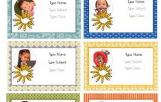 FREE Personalized Name Labels For School Kids School Labels Notebook