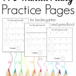 FREE Pre Handwriting Practice Pages Free Homeschool Deals