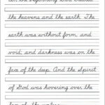 Free Printable Cursive Handwriting Worksheets For 4th Grade Learning