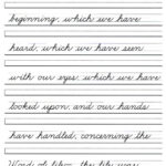 Free Printable Handwriting Practice Sheets For Preschool Kindergarten