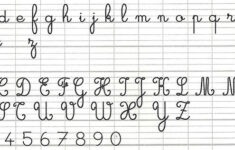 French Cursive Handwriting French Cursive French Handwriting