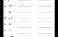 Grade 1 Spelling et ot KidsPressMagazine Spelling Words