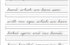 Grades 2 4 Zaner Bloser Cursive With Scripture Passages handwriting