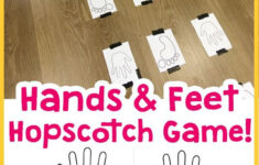Hands Feet Hopscotch Game FREE Printable In 2020 Motor Skills