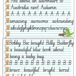 Handwriting Copy Cards NSW Speed Loops Teaching Cursive Writing