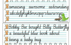 Handwriting Copy Cards NSW Speed Loops Teaching Cursive Writing