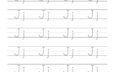 Handwriting Practice Letter J Free Handwriting Practice Letter J