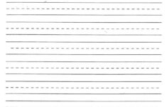 Handwriting Practice Sheet 1St Grade Handwriting Writing