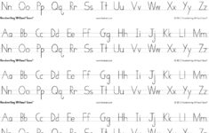 Handwriting Without Tears Worksheets Free Printable Free Printable