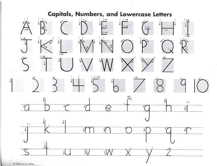 Handwriting Without Tears Worksheets Free Printables