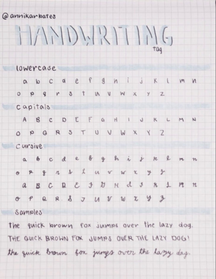 Printable Handwriting Worksheets Aesthetic