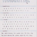 Handwriting Worksheets Aesthetic AlphabetWorksheetsFree
