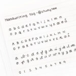 Handwriting Worksheets Aesthetic AlphabetWorksheetsFree