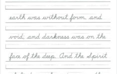 Handwriting Worksheets For 2nd Grade Worksheets Master