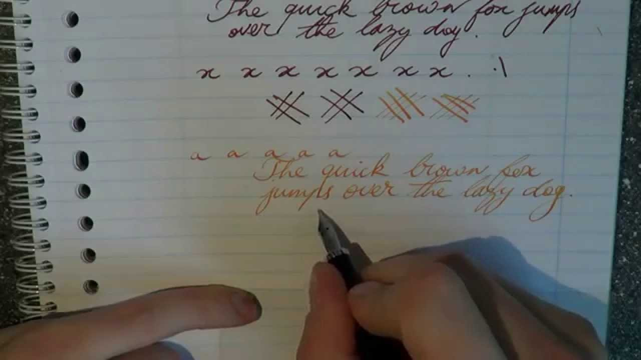 How To Improve Your Handwriting With Fountain Pens YouTube