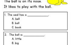 Kindergarten English Worksheets Best Coloring Pages For Kids
