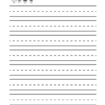 Kindergarten Letter S Writing Practice Worksheet Printable G Free