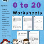 Kindergarten Numbers 0 To 20 Worksheets And Activities Little Dots