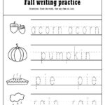 Kindergarten Worksheets In Writing Worksheet For Study