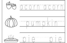 Kindergarten Worksheets In Writing Worksheet For Study