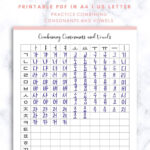 Korean Writing Practice Sheet Korean Alphabet Hangul Etsy