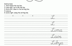 Left Hand Cursive Teaching Cursive Cursive Handwriting Practice
