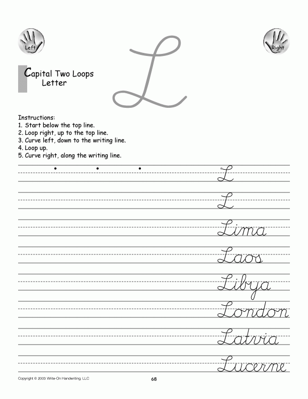 Printable Left Handed Handwriting Worksheets Handwriting Worksheets