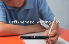 Left handed Handwriting Video Tips Handwriting Advice For Left