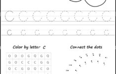 Letter C Alphabet Letter Worksheet Task For Kids Learning Letters