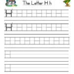 Letter H Handwriting Practice Worksheet Handwriting Practice