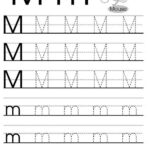 Letter M Tracing Worksheet Printing Worksheets Tracing Worksheets
