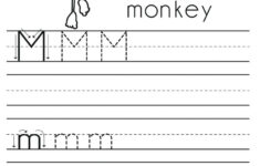 Letter M Worksheets Preschool Letter M Worksheet For Preschoolers In