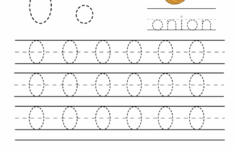 Letter O Tracing Practice Worksheets 99Worksheets