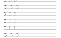 Letter Practice 1 Letter Worksheets For Preschool Capital Letters