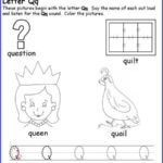 Letter Q Worksheets For Kindergarten Letter Q Worksheets Alphabet