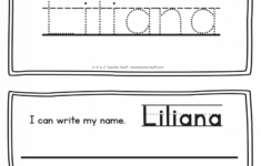 Liliana Name Printables For Handwriting Practice A To Z Teacher
