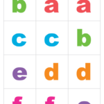 Lowercase Alphabet Mini Cards Colorful Version Super Simple