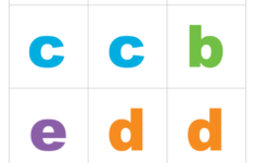 Lowercase Alphabet Mini Cards Colorful Version Super Simple