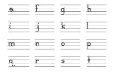 Lowercase Letters Writing Worksheet Have Fun Teaching